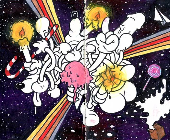 From the artist’s sketchbook