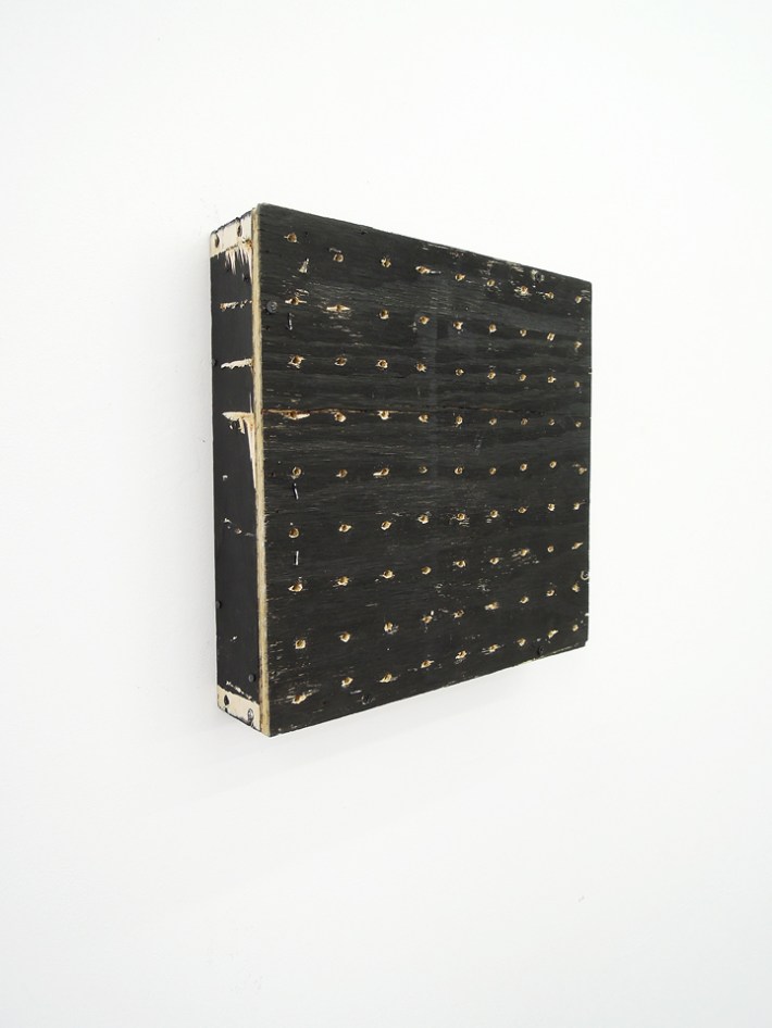 “Phobia Box” 2013. Wood, latex paint