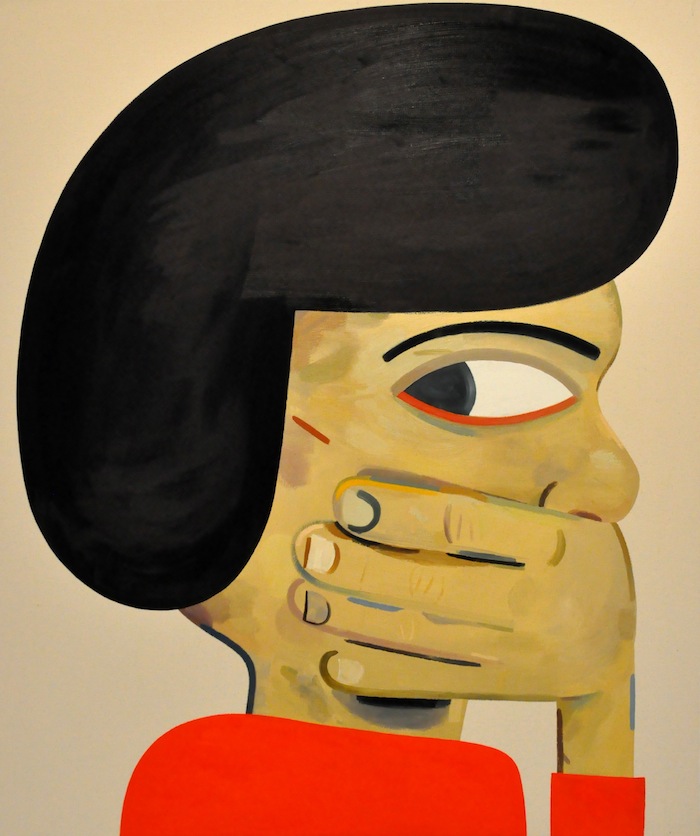 Jason Jägel | Hand to Mouth, 2014. Oil on canvas. 48” x 40”. Courtesy of the artist and Gallery 16