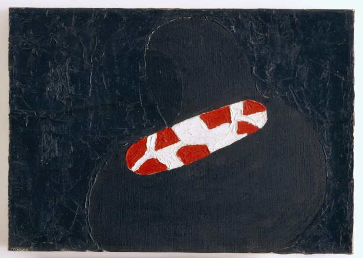 Forrest Bess The Hermaphrodite 1957 Oil on canvas 8 x 11 The Menil Collection, Houston, gift of John Wilcox, in memory of Frank Owen Wilson Photo: Hickey-Robertson, Houston